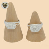 (2-5273) Anillo Brújula para Hombre en Plata de Ley 925.