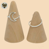 (2-5014-2) 925 Sterling Silver - Moon Ring