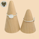 (2-5012) 925 Sterling Silver - Small Circle Ring