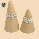 (2-5003) Plata de Ley 925 - Anillo Hoja