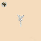 (2-4218) 925 Sterling Silver - Butterfly Cuff Earrings.