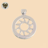 (2-1541) 925 Sterling Silver - Sun Pendants.
