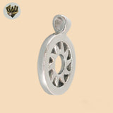 (2-1541) 925 Sterling Silver - Sun Pendants.