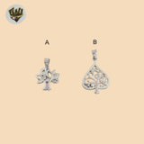 (2-1549) 925 Sterling Silver - Tree Pendants.