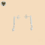 (2-3431) 925 Sterling Silver - Pearl Stud Earrings.