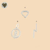 (2-1568) 925 Sterling Silver - Pendants.