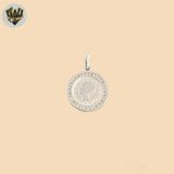 (2-1642) 925 Sterling Silver - Coin Pendants.