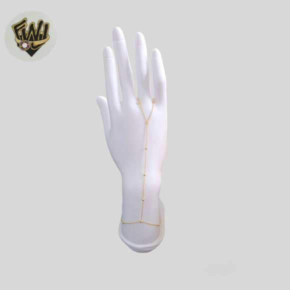 (1-0551)Gold Laminate - 1mm Hand Chain Bracelet- BGF
