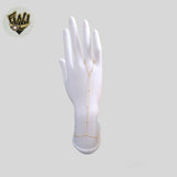 (1-0551)Gold Laminate - 1mm Hand Chain Bracelet- BGF
