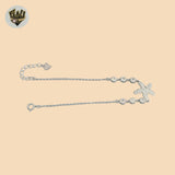 (2-0434) 925 Sterling Silver - Starfish Bracelet.