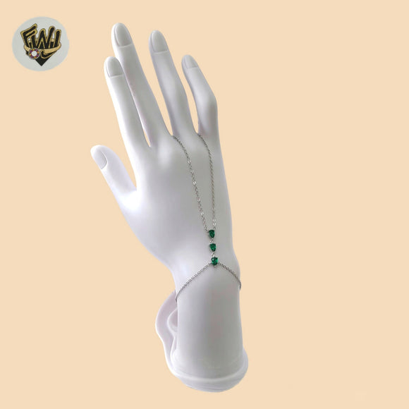 (2-0437) 925 Sterling Silver - 1.5mm Hand Chain Bracelet.