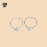 (2-5025-1) Anillo de plata de ley 925 con flor