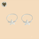 (2-5002-2) 925 Sterling Silver - Starfish Ring.