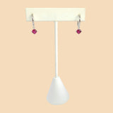 (2-4183) Plata de ley 925 - Charms de circonitas Huggies. 