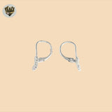 (2-4158-1) 925 Sterling Silver - Butterfly Dangling Earrings.