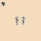 (2-4097) Plata de ley 925 - Huggies lisos.