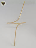 (1-4085) Gold Laminate - 2.5mm Plain Arm Cuff  - BGF
