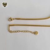 (4-7026-1) Stainless Steel - 2.5mm Lariat Necklace  .