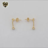 (1-1151-2) Gold Laminate - Little Balls Dangle Earrings - BGF