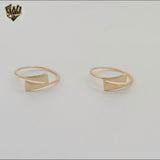 (1-3047-1) Laminado de Oro - Anillo Trébol - BGF