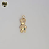 (1-2465-2) Gold Laminate - Teddy Bear Pendants - BGF