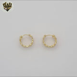 (1-2528-5) Gold Laminate - Leaf Hoops - BGO