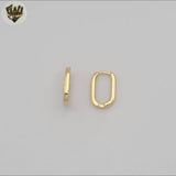 (1-2978-7)Gold Laminate - Plain Elongated Huggies - BGF