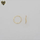 (1-3035) Laminado de Oro - Anillo de Banda Tallada - BGF