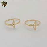 (1-3078-1) Gold Laminate - Cross Ring - BGF