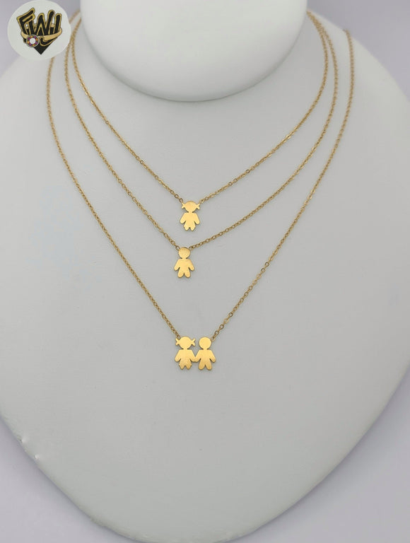 (4-7014) Stainless Steel - Childrens Necklace - 16