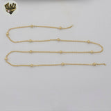 (mfin-Roll-2) Gold Filled Findings - Balls Chain Roll - BGF