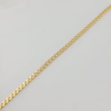 (1-1784) Gold Laminate - 4.6mm Curb Link Chain - BGF