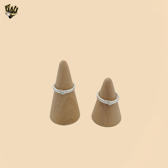 (2-5007-2) 925 Sterling Silver - Twisted Band Ring.