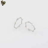 (2-5026) Plata de Ley 925 - Anillo Hoja