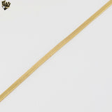 (1-1619) Gold Laminate - 4mm Herringbone Link Chain - BGF