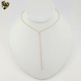 (1-6040-1) Laminado de Oro - Collar de cadena corporal - BGF