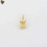 (1-2436-3) Gold Laminate - Turtle Pendant - BGF