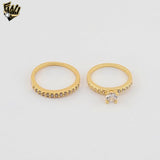 (1-3184-1) Gold Laminate - Wedding Rings - BGO