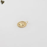 (1-2304-1) Gold Laminate -  North Star Coin Pendant - BGF