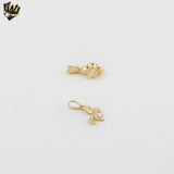 (1-2050-1) Gold Laminate - Small Plain Pendants - BGF