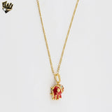 (1-6325-2) Gold Laminate - Red Elephant Set - BGF