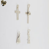 (2-1028) 925 Sterling Silver - Religious Pendants.