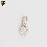 (2-6453) 925 Sterling Silver - Heart Set.