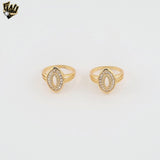 (1-3095-2) Gold Laminate - Zircon Ring - BGO
