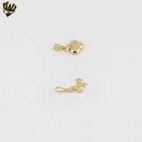 (1-2050-1) Gold Laminate - Small Plain Pendants - BGF