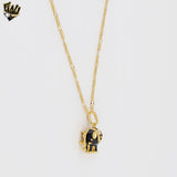 (1-6325) Gold Laminate - Black Elephant Set - BGF