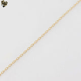 (1-1866) Gold Laminate - 1.5mm Open Rolo Link Chain - BGF