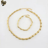 (1-6487) Gold Laminate - Bamboo Link Style Set - BGO
