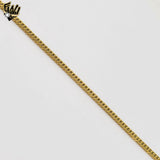 (4-3171-A) Stainless Steel - 2.5mm Curb Link Chain - 18"