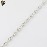 (2-0375) Plata de Ley 925 - Pulsera de Bolas de 2.5mm.